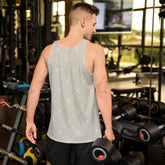 Men's Floral Print Sleeveless Shirt